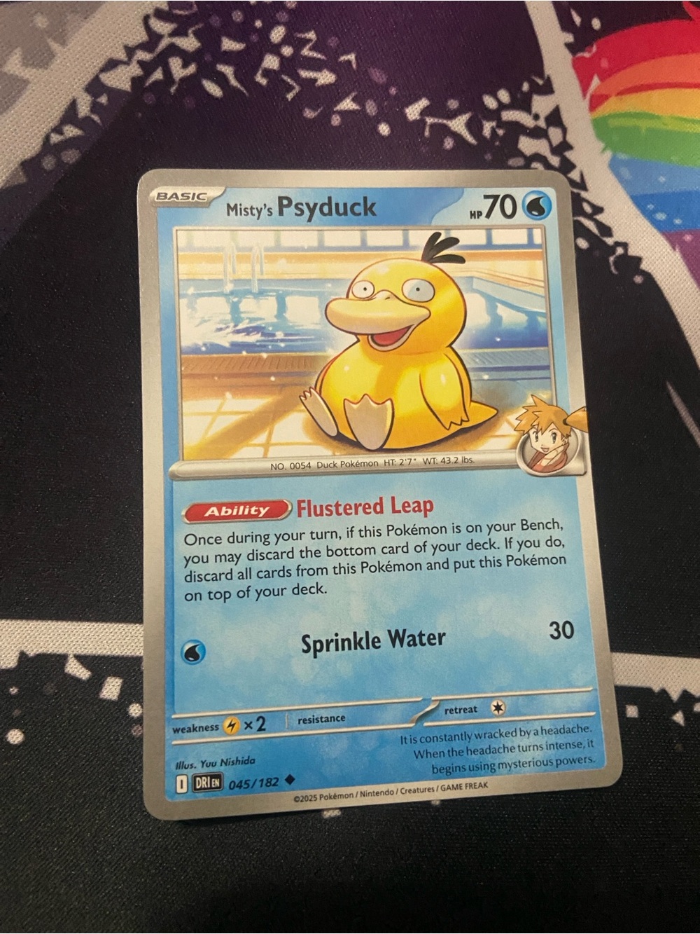 Misty's Psyduck (Card Number 045/182) Destined Rivals